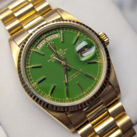 Rolex 36mm Day-Date Green Stella Dial (Ref. 18238)