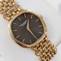 Patek Phillipe Hexagonal Ellipse 18k Yellow Gold, Dark Dial (Ref. 3861/002)