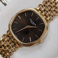 Patek Phillipe Hexagonal Ellipse 18k Yellow Gold, Dark Dial (Ref. 3861/002)