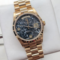 Rolex Day-Date 36 "Ammonite" Stone Dial Ref. 18208