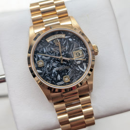 Rolex Day-Date 36 "Ammonite" Stone Dial Ref. 18208