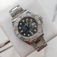 Rolex Yachtmaster 40mm Rhodium Dial, Platinum Bezel (Ref. 116622)