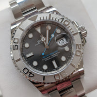 Rolex Yachtmaster 40mm Rhodium Dial, Platinum Bezel (Ref. 116622)