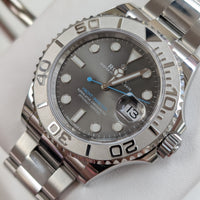 Rolex Yachtmaster 40mm Rhodium Dial, Platinum Bezel (Ref. 116622)