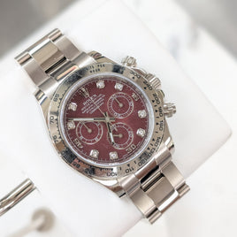 Rolex Daytona "Rubelite" Diamond Dial, White Gold (Ref. 116509)