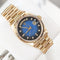 Rolex Day-Date 36mm, Blue Vignette Diamond Dial (Ref. 18038)