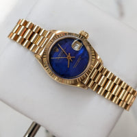 Rolex DateJust Lapis Dial 26mm President (Ref. 6917)
