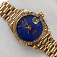 Rolex DateJust Lapis Dial 26mm President (Ref. 6917)