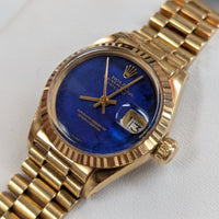 Rolex DateJust Lapis Dial 26mm President (Ref. 6917)