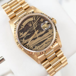 Rolex 36mm Day-Date President, Obsidian Dial (Ref. 18238)